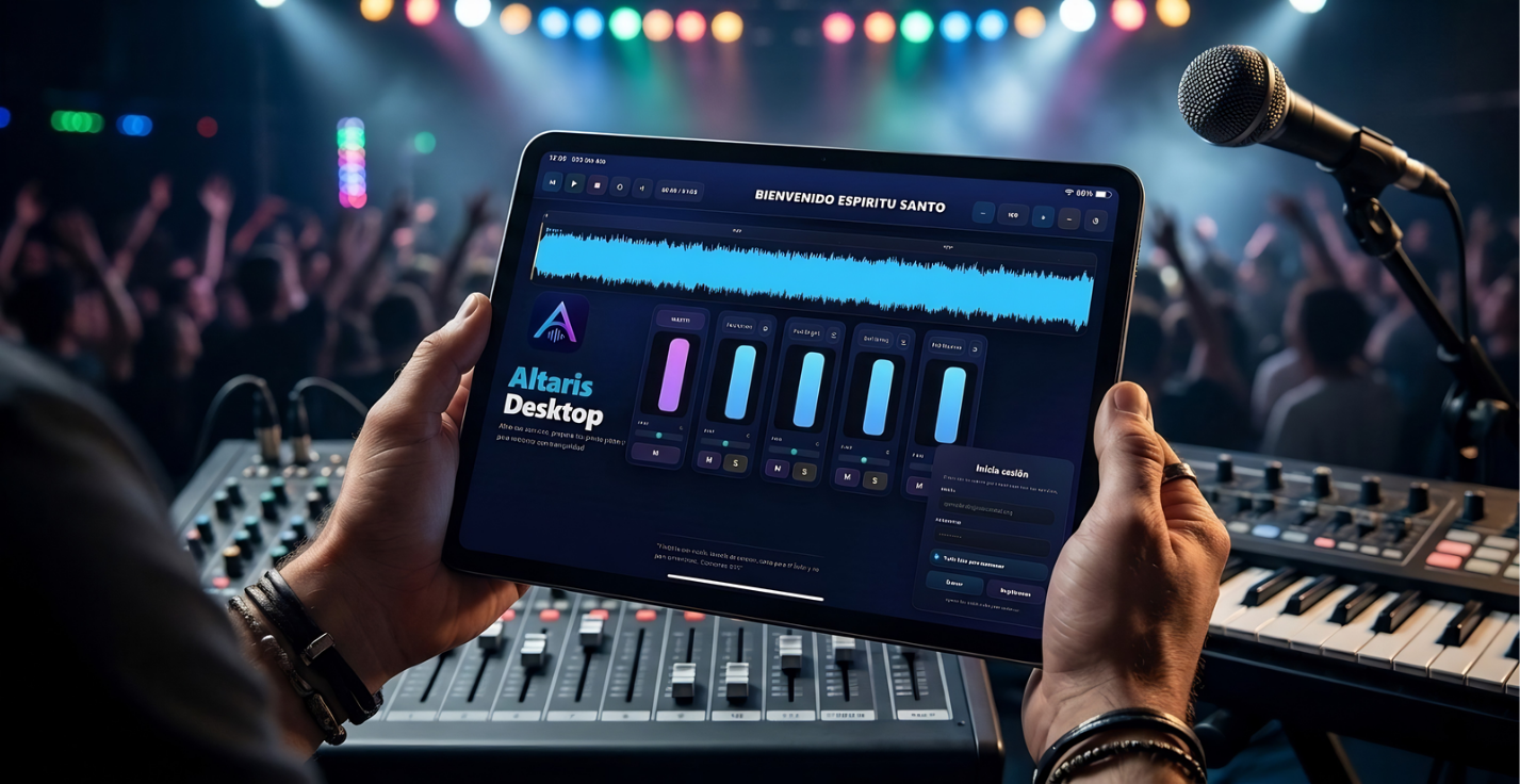 Pantalla principal de ALTARIS Desktop